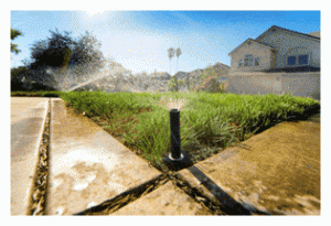 miscalibrated popup head demands Allen sprinkler repair service